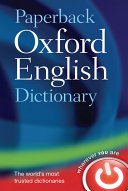 Copertina  Paperback Oxford english dictionary